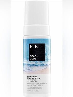 IGK BEACH CLUB High-Shine Texture Foam